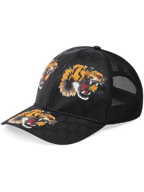 gucci tiger print cap